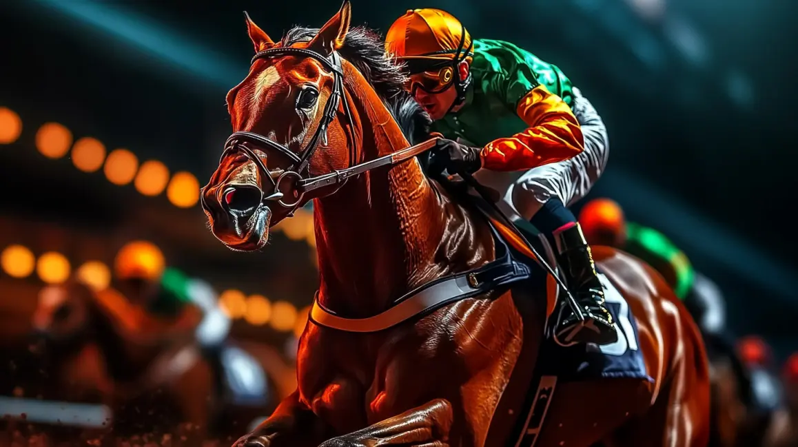 A trendy woman with cat ears and a 'BETTING' t-shirt uses her phone in a stadium, ready to place her bets and win big on her favorite teams with the JILI16 app.