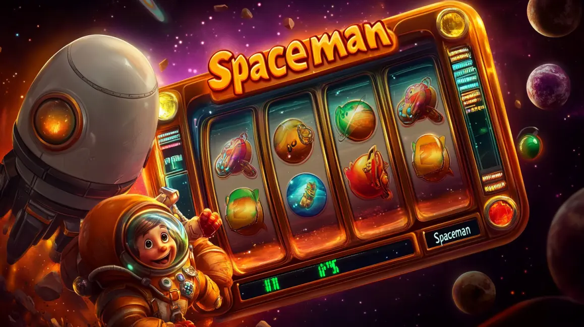 A cute teddy bear flies a candy-filled spaceship in the 'Sweet suggar rush!' game, a delightful slot adventure with delicious wins available to play now at JILI16.