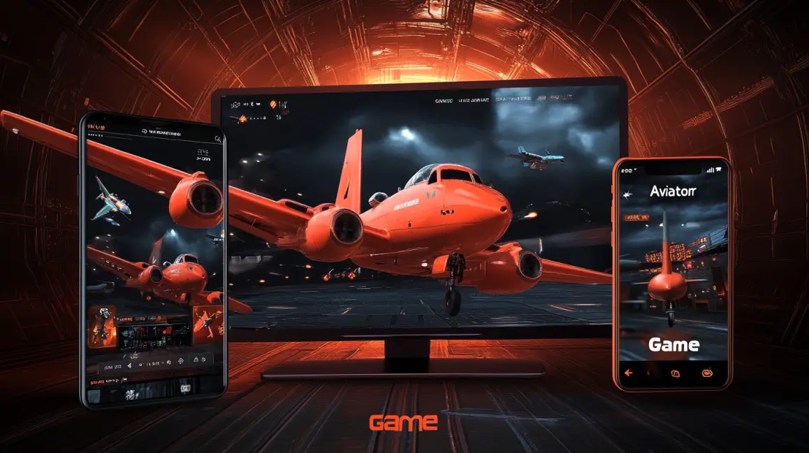 The 'Aviator Game' is showcased on a variety of high-tech devices, with a red plane at the center, promising a fast, modern, and reliable gaming experience for all JILI16 players.